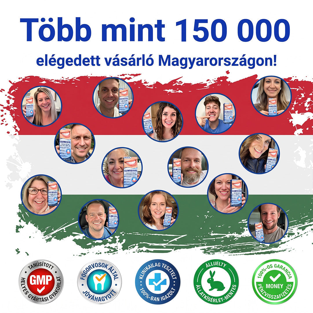 🦷 Dr.Era® GumRevive fogíny- és parodontális regeneráló gél — Célzott ápolás az ínyszélen lepedék, fogszuvasodás, fogágyproblémák, kellemetlen lehelet és meggyengült fogak esetén | Precízen alkalmazható, leöblítést nem igénylő szájápoló formula
